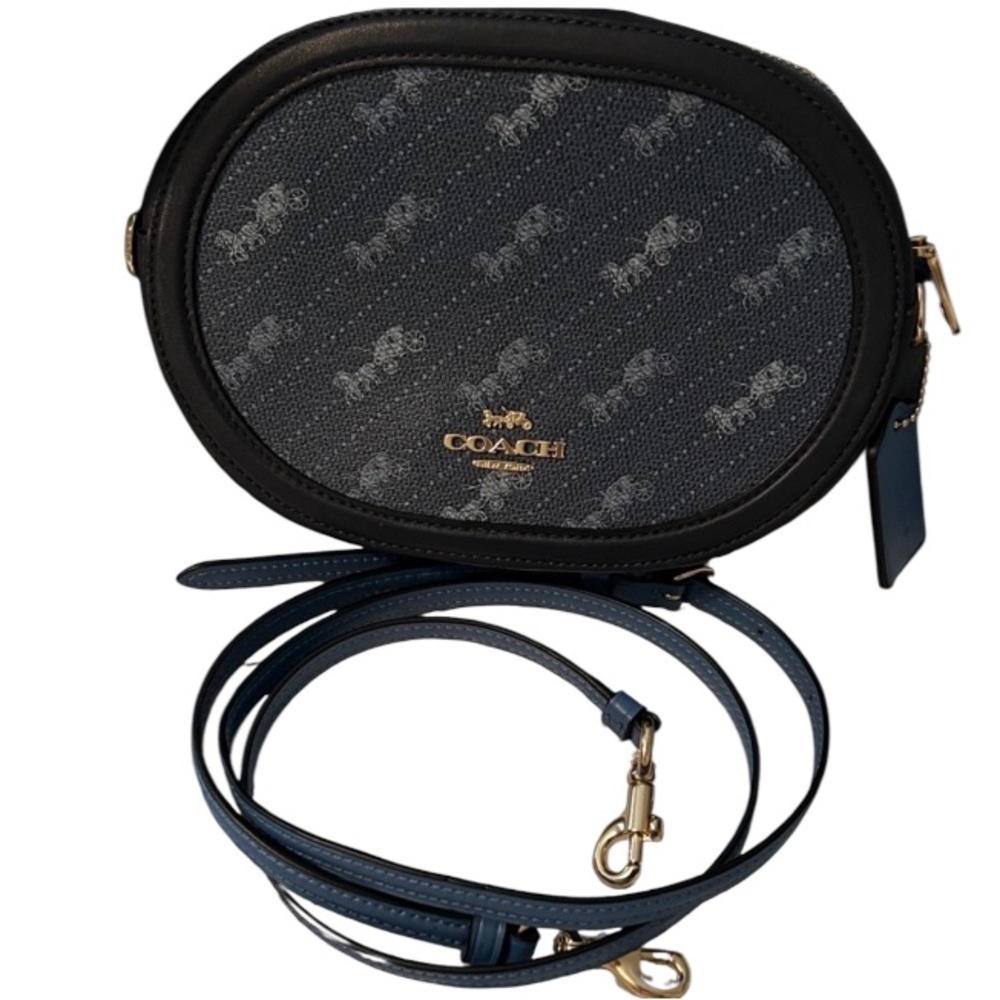 Coach Navy and Black Crossbody Bag - Picture 3 of 7